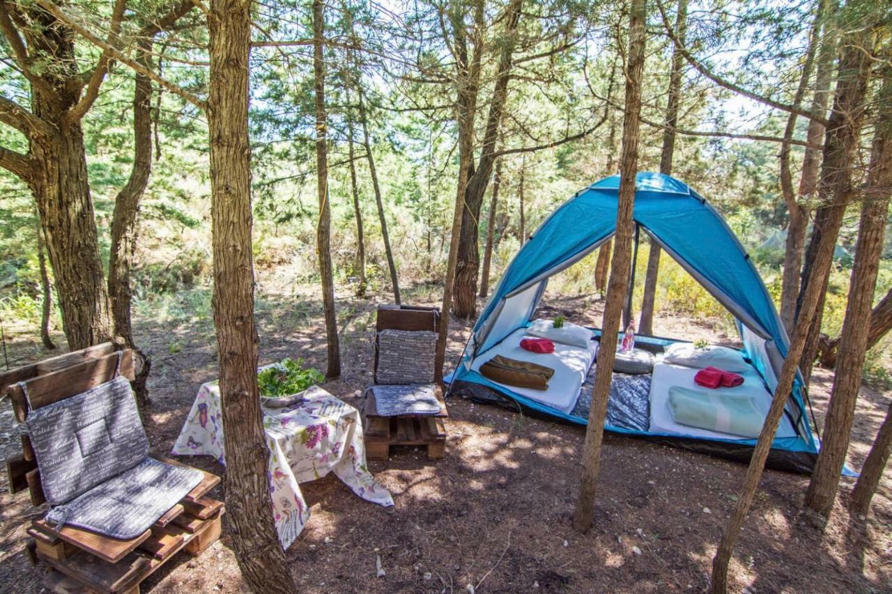 Drolma Ling Nature Cabins Theológos 외부 사진